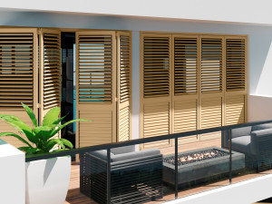 Алюминиевые жалюзи с фиксированными ламелями