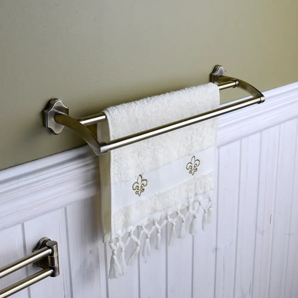 Держатель для полотенец Wess Sacramento двойной цвет латунь STLM-2139181 - Вид №1
