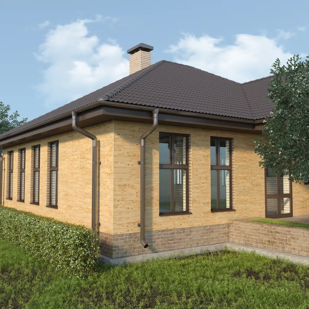 Имитация бруса хвоя 20x146x3000 мм сорт Норма 4 шт. 1.75 м² Santreyd STLM-2073411 - Вид №6