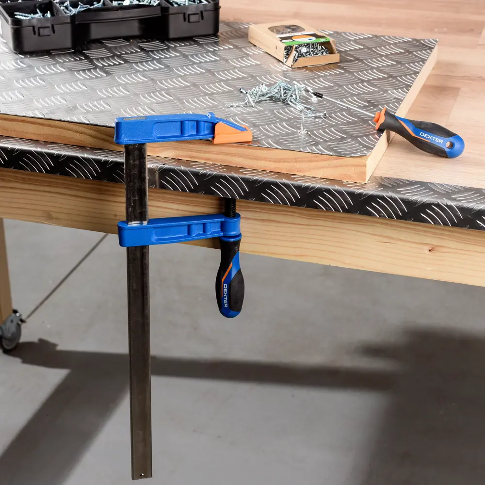 F-образная струбцина Dexter для профессионального монтажа 400 мм 82305122 STLM-0024285 - Вид №10