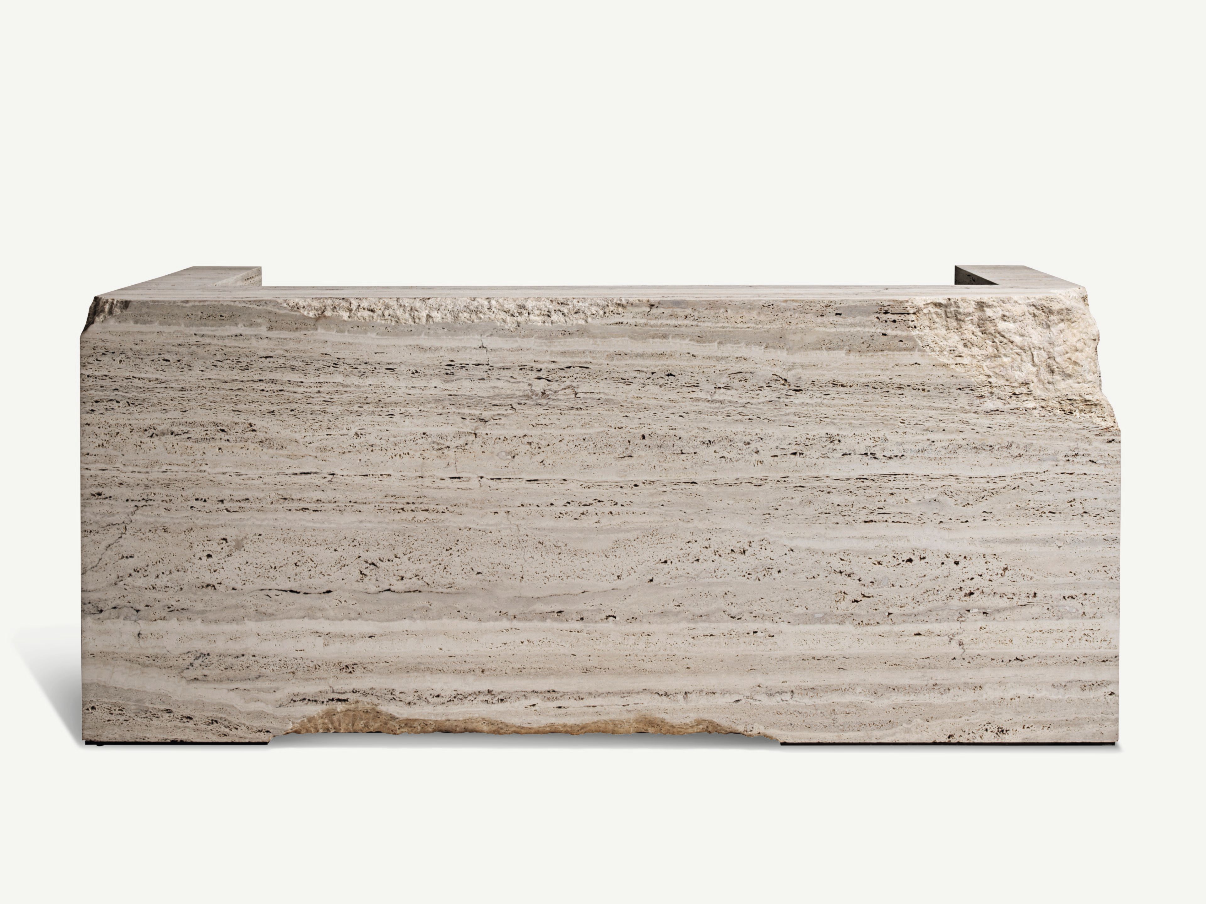 Стойка регистрации в травертине Visionnaire DOLMEN ARCH-00138433 - Вид №1