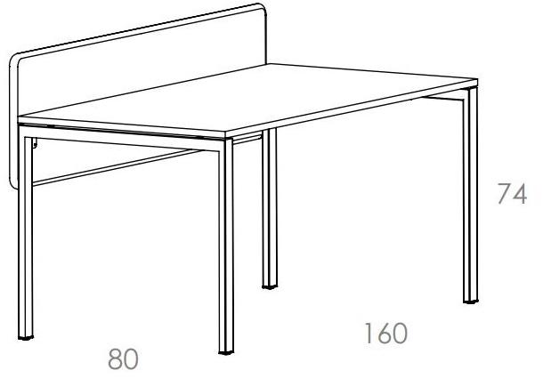 Cider Edition Прямоугольный стол с системой управления кабелями Slim sun-id-1366379 - Вид №4