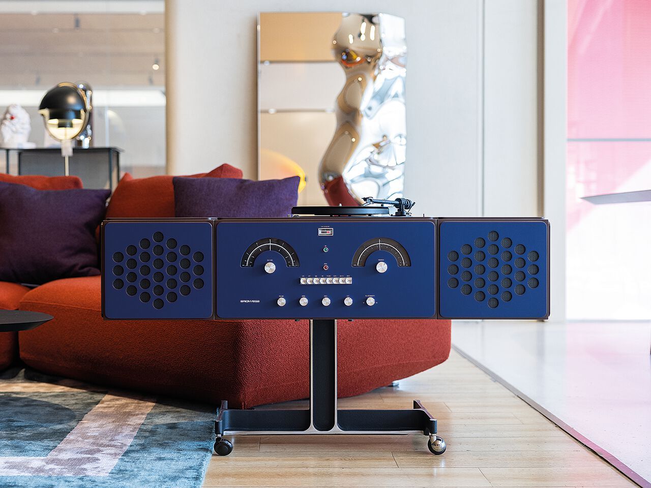 AM/FM-радио и проигрыватель с усилителем Brionvega RADIOFONOGRAFO RR226 ARCH-00080672 - Вид №16