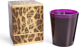 10652164 Ralph Lauren Home Свеча ароматизированная Ralph Lauren Home "Хатчинсон" 10см (фиолет.), (имбирь, кардамон, корица) Стекло