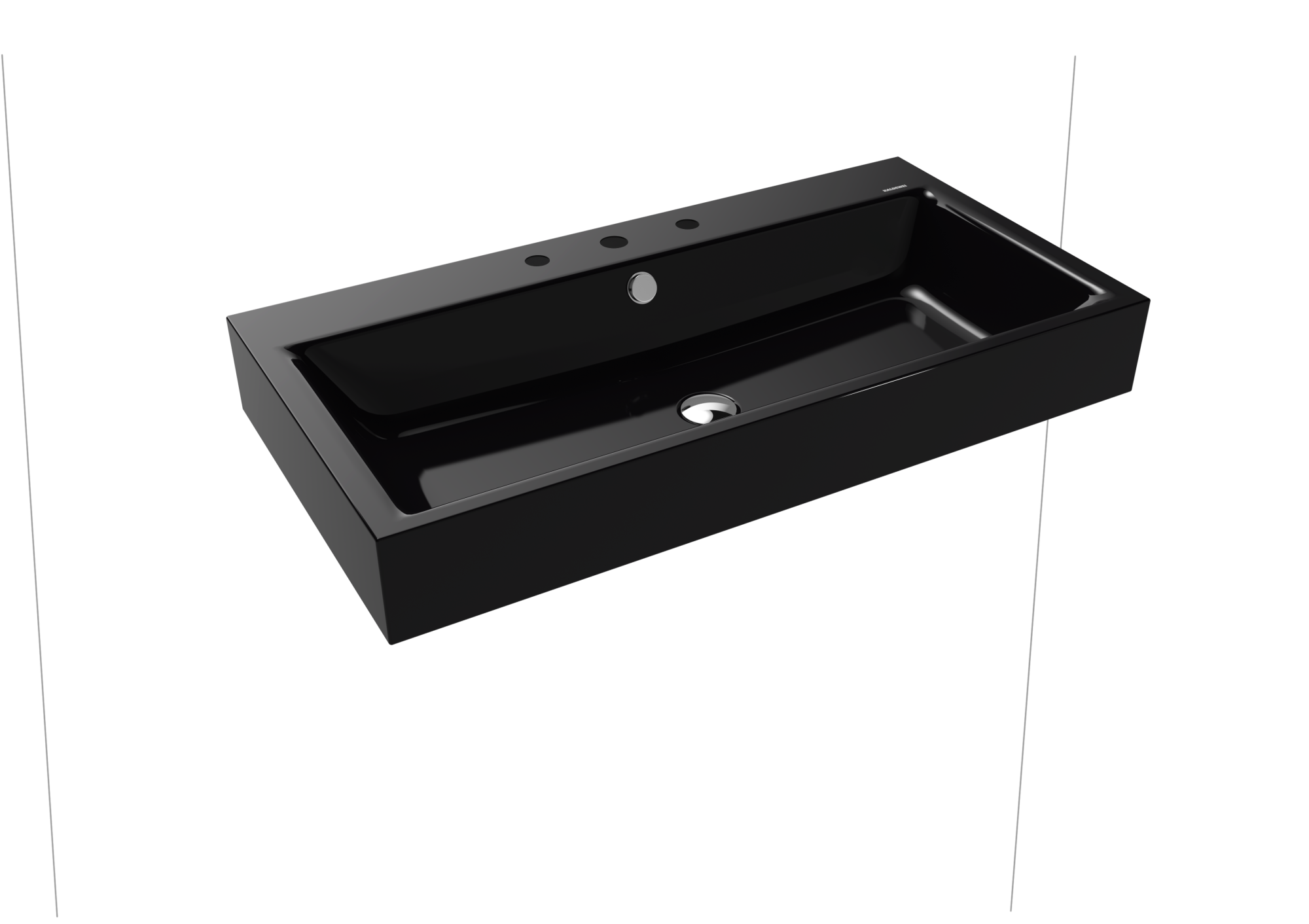 Умывальник KALDEWEI Сталь эмалированная 3165 178 черный 31653060178 