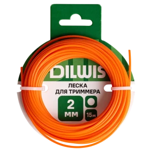 Леска DILWIS 2 мм 15 м цвет оранжевый