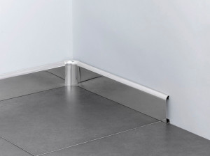 Плинтус из нержавеющей стали