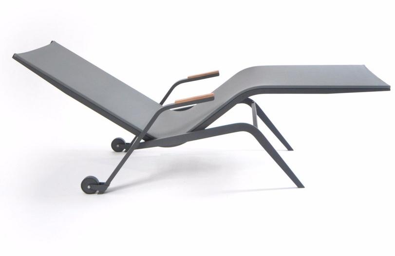 FISCHER MÖBEL Лежащий алюминиевый шезлонг Atlantic sun-id-1409284 - Вид №2