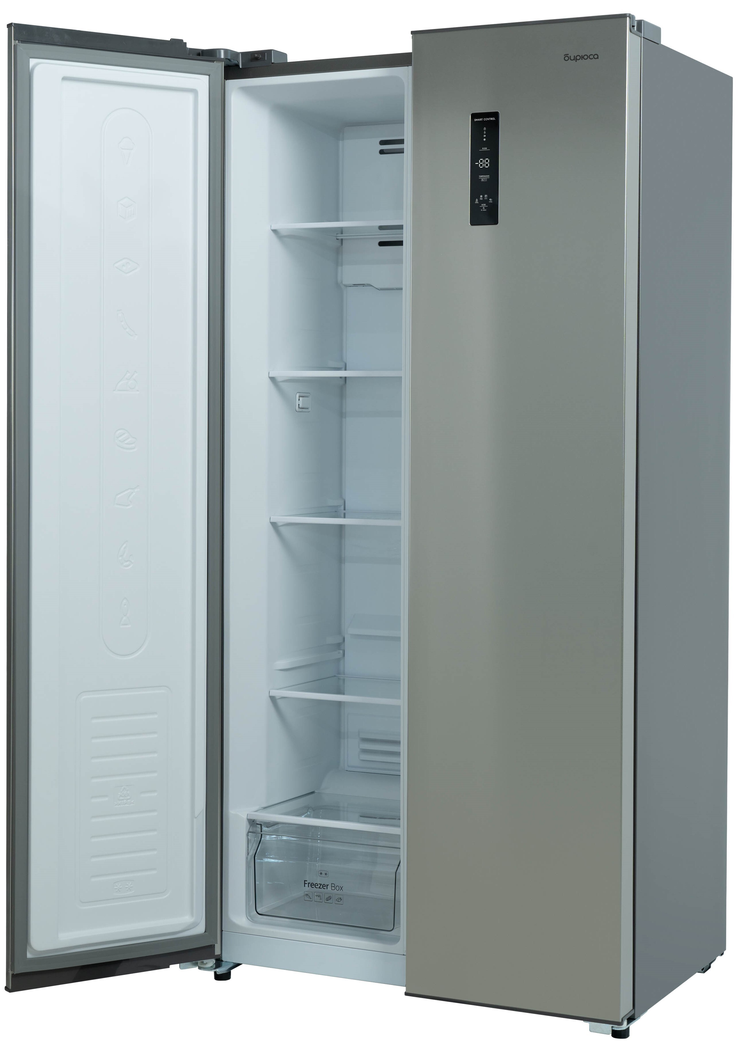 9174201 Холодильник Side by Side   Бирюса SBS 400 I серый STDN-0037011 - Вид №4