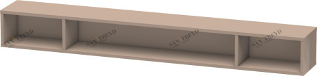 LC120108686 L-Cube Элемент полки (горизонтальный) Капучино глянцевый лак Duravit