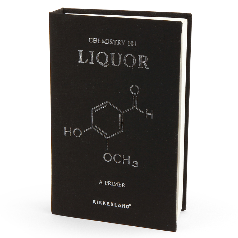 BA24 Фляга Учебник по химии, 100 мл Kikkerland  - Вид №1