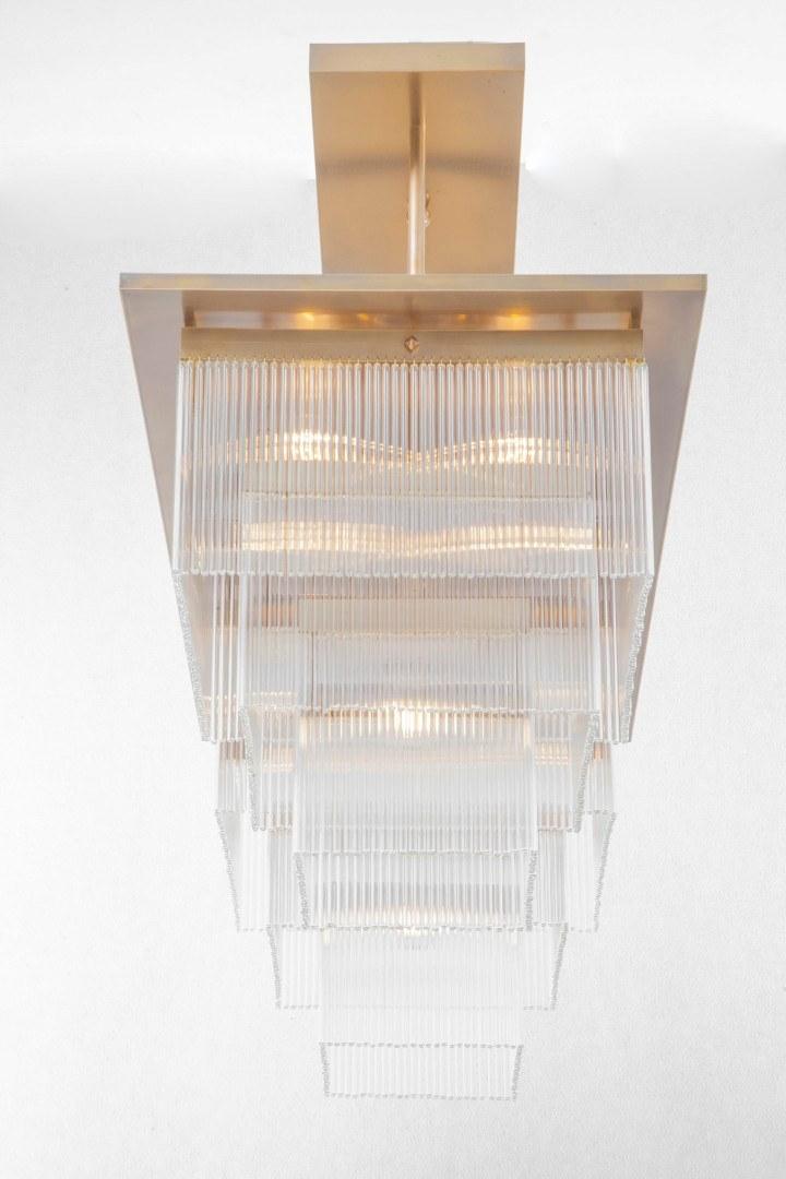 Patinas Lighting Люстра из латуни и стекла Monaco sun-id-1437839 - Вид №3