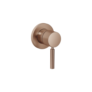 Смеситель однорычажный скрытого монтажа с крышкой - Матовая бронза