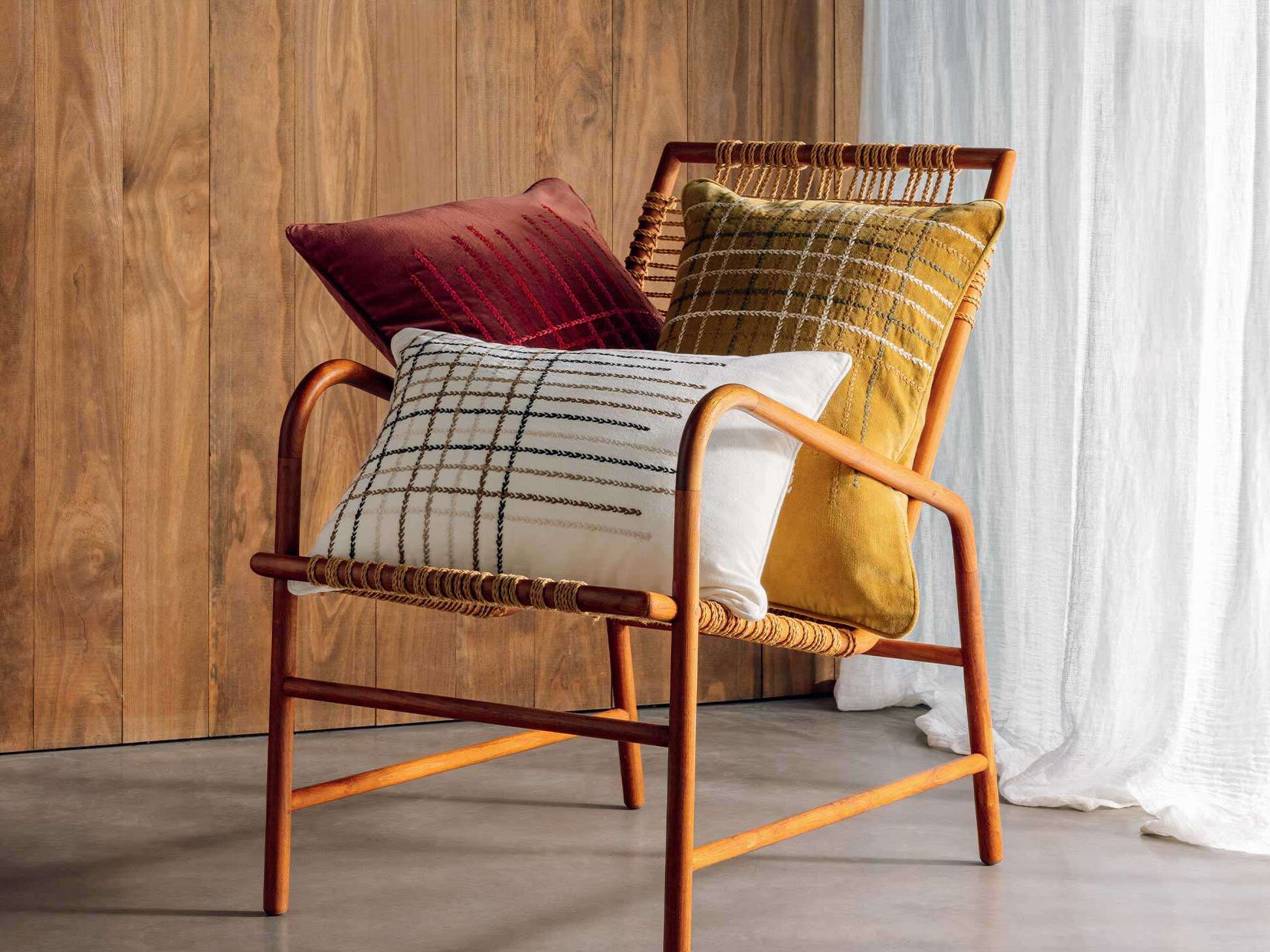 Прямоугольная подушка из хлопка и полиэстера Élitis HENRY ARCH-00141919 - Вид №1