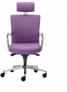 VAGHI Поворотный офисный стул с фиксированными металлическими подлокотниками Morea comfort