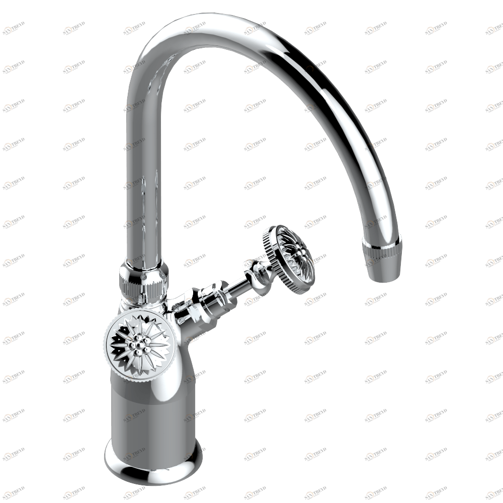 G47-161 Смеситель для раковины на одно отверстие "Довилль" без донного клапана Thg-paris Vendôme G47 161 A02 CAT.A