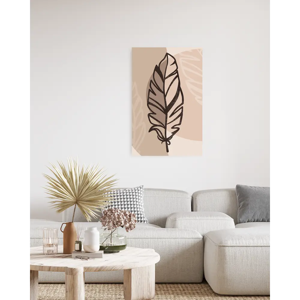 Картина на холсте Перо графика 2 40x60 см Постер-лайн STLM-2087582 - Вид №1