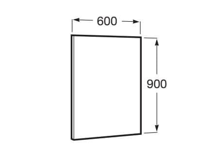 Прямоугольное зеркало для ванной комнаты Roca ARCH-00055915 - Вид №23