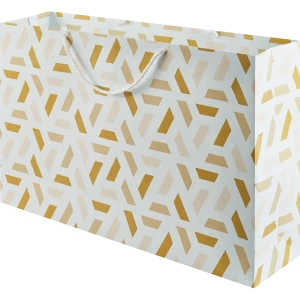 СИМФОНИЯ Подарочный пакет Геометрия в голубых тонах 55×37 см 87493220