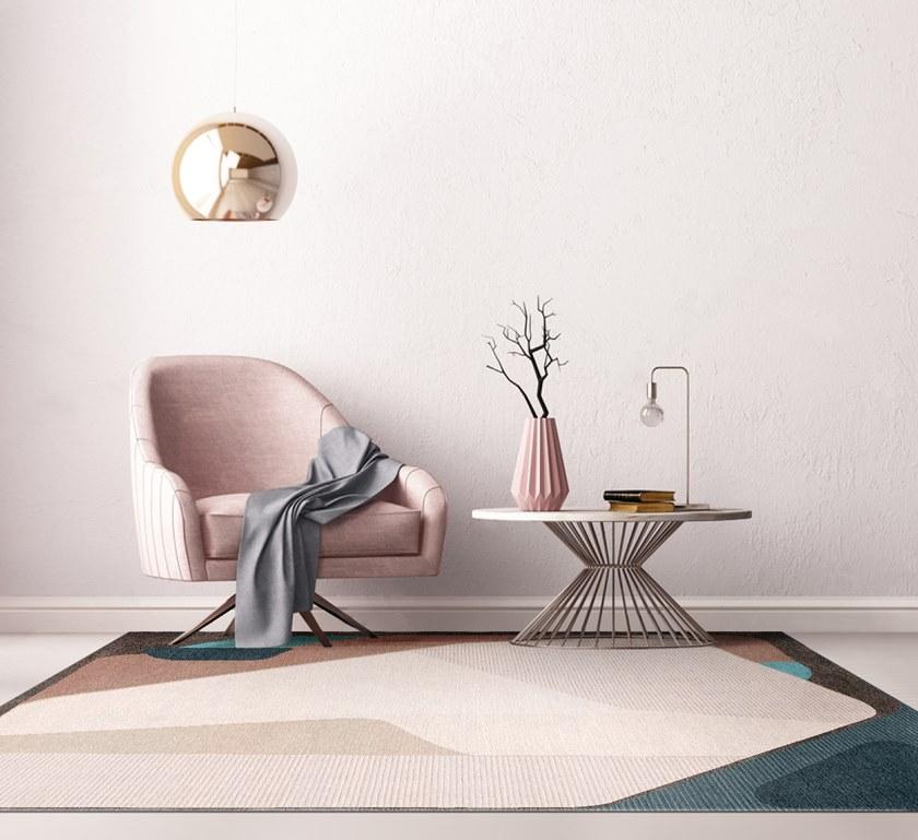 Tapis Rouge Прямоугольный коврик ручной работы из шерсти и шелка Abstraction Tr1766 - Вид №1