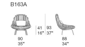 Креслице Paola Lenti Камыш ARCH-00127837 - Вид №1