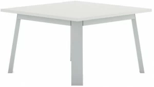 GANDIABLASCO Квадратный журнальный столик из термо-лакированного алюминия Timeless