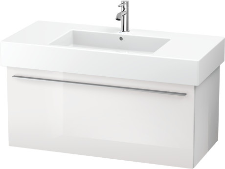 XL605300909 Тумбочка подвесная X-Large #XL6053 1000 x 468 мм Светло-голубой матовый декор Duravit - Вид №2