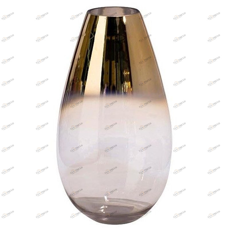 Ваза стеклянная золотистая 36 см от Garda Decor GARDA DECOR - 210915 Золото 
