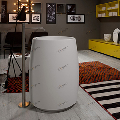 BARREL3 Накладная раковина на столешницу  круглая Antoniolupi 