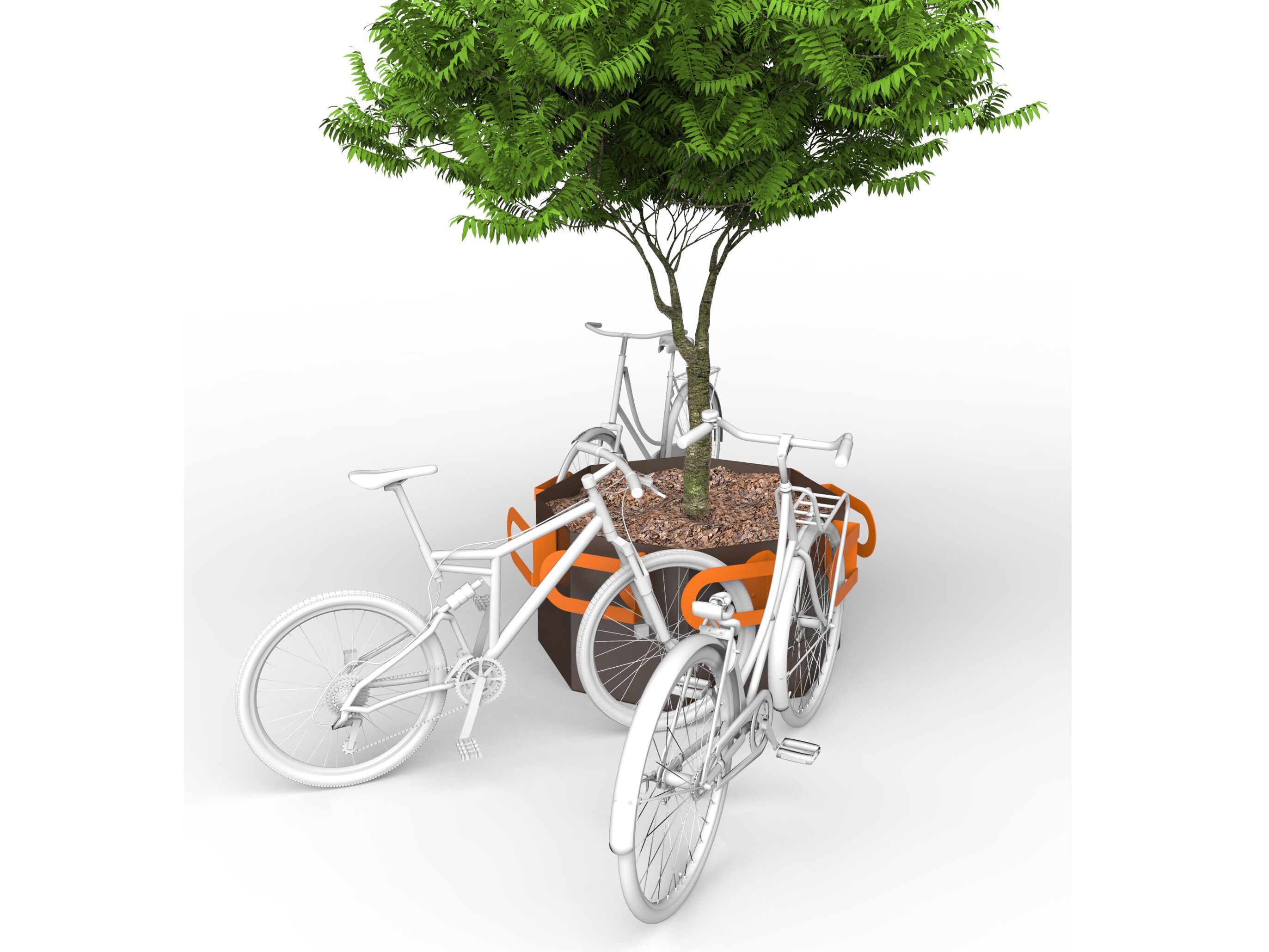 Стальная стойка для велосипедов / плантатор CITYSì PETALO ARCH-00022806