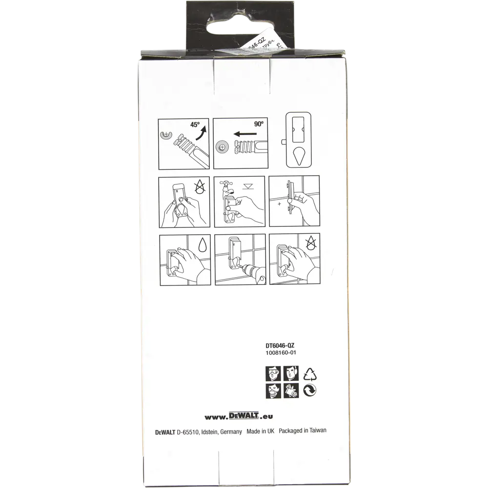 Набор свёрл алмазных по керамике 5 шт. DeWalt DT6046, 5-10 мм STLM-2075702 - Вид №3