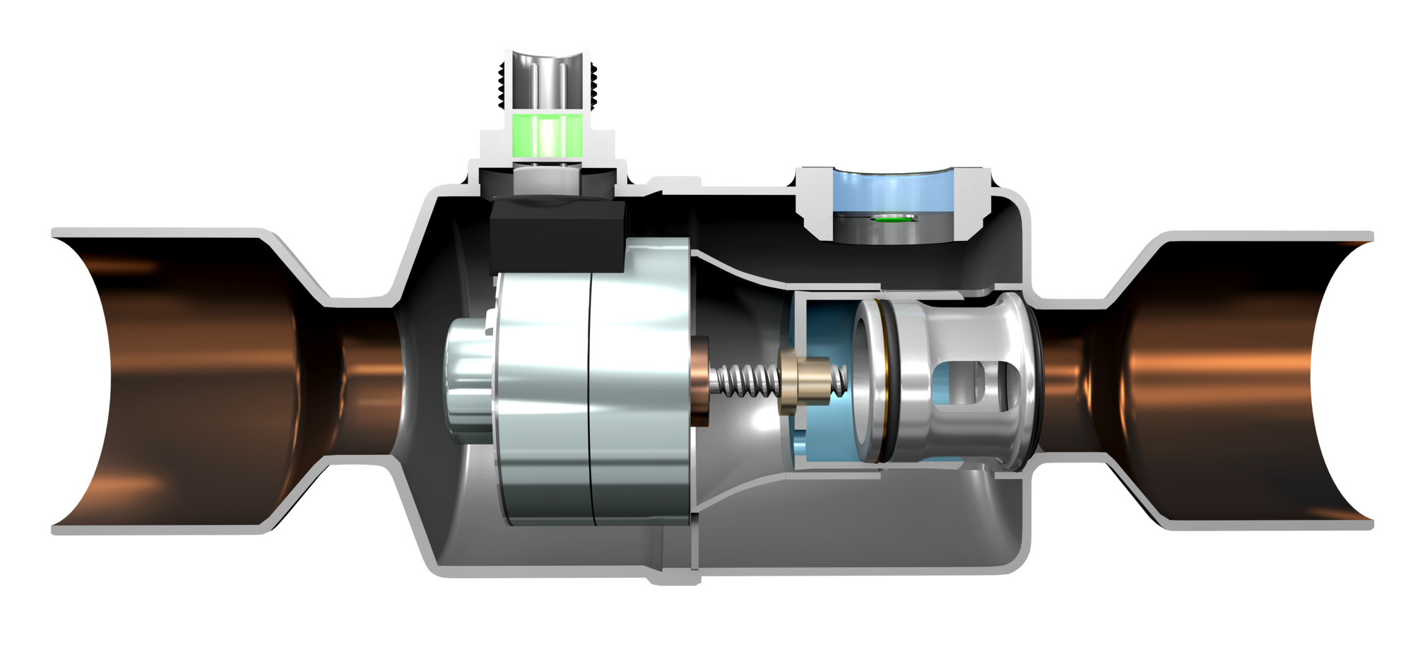 Danfoss ETS 12C - ETS 100C (Colibri®) — Электронный расширительный клапан шагового типа ETS 25C Клапан терморегулирующий 034G7602  - Вид №12