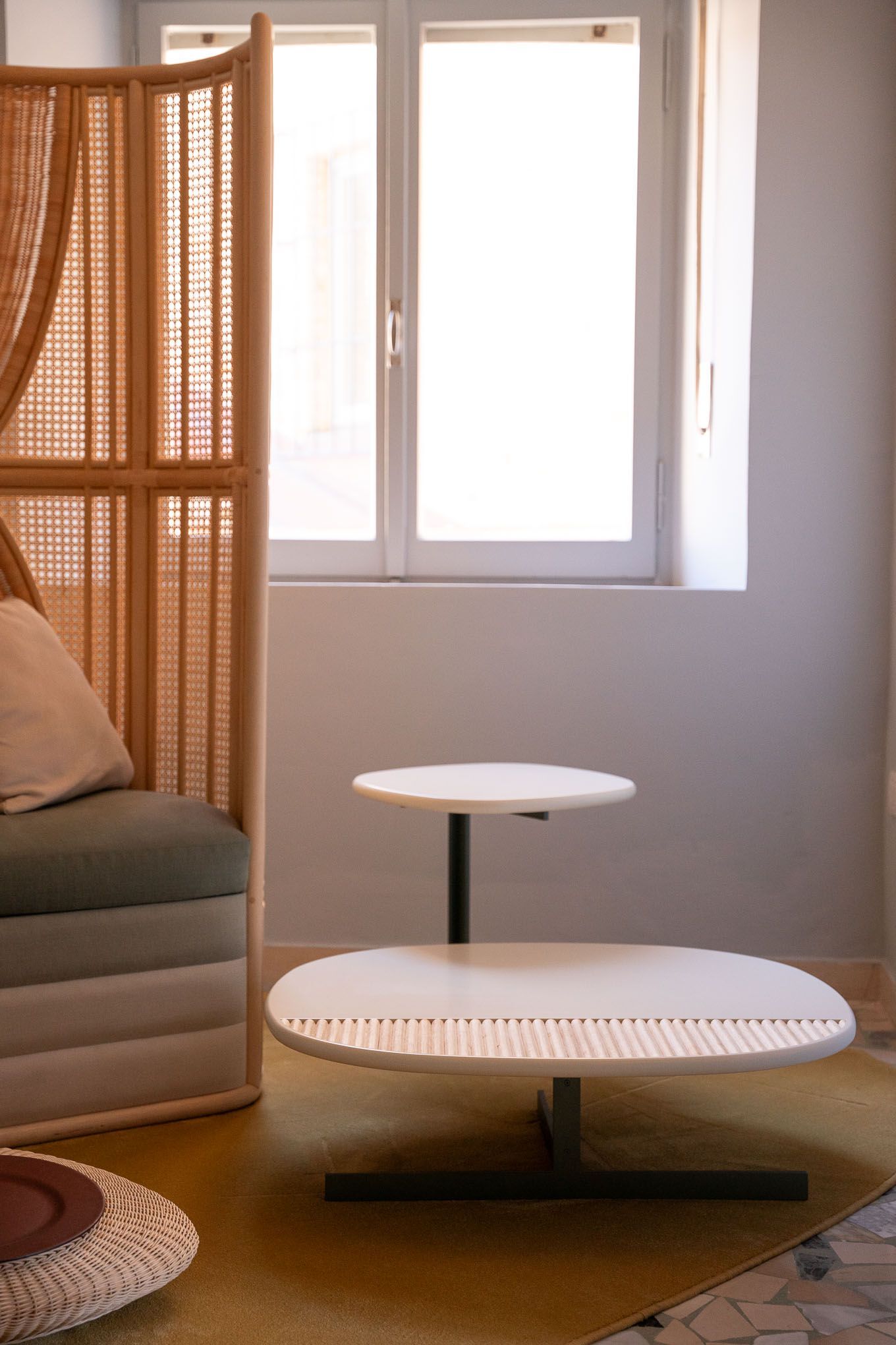 Низкий деревянный журнальный столик Bottega Intreccio TRIS NATURAE ARCH-00136231 - Вид №1