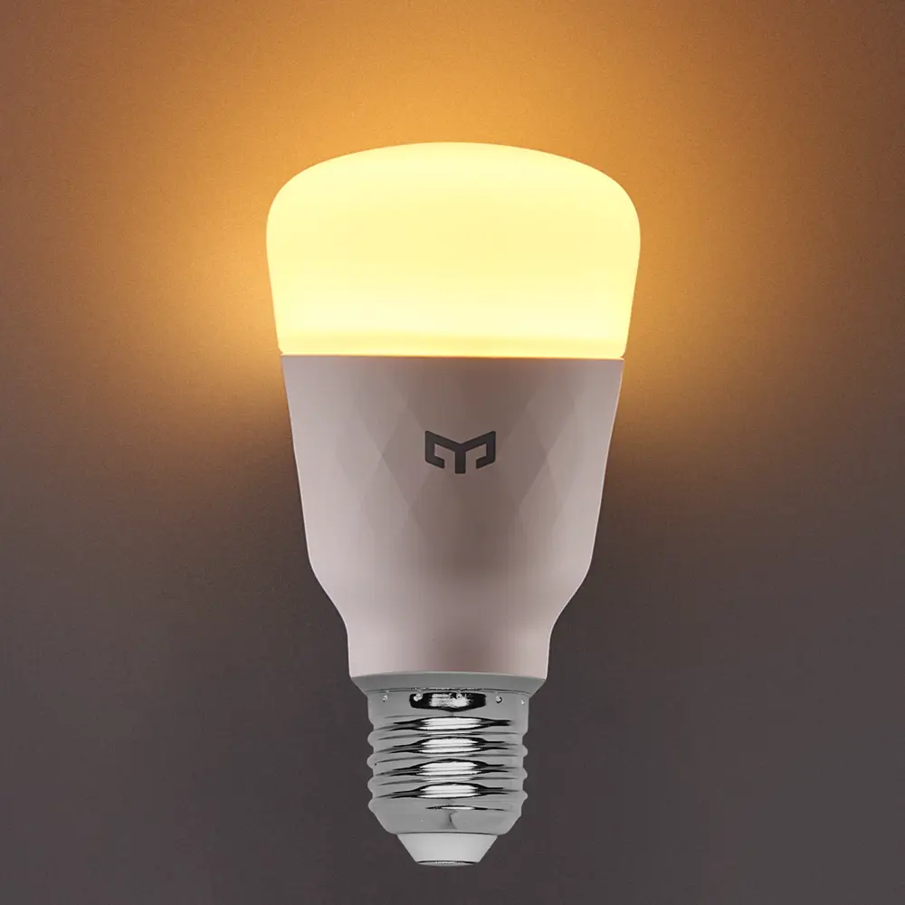 Лампа умная светодиодная Yeelight E27 200-240 В 10 Вт груша матовая 800 лм теплый белый свет для диммера 89193416 STLM-2163709  - Вид №3