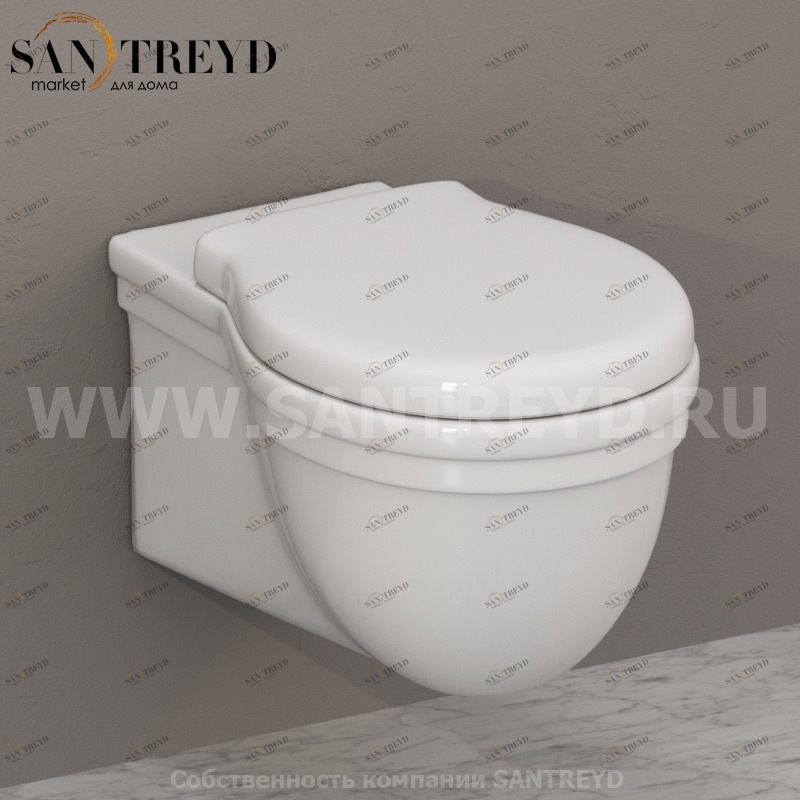 PAS03BI Подвесной унитаз настенный Белый Ceramica Globo PAESTUM Италия