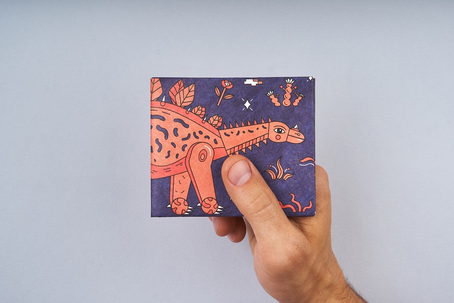 NW-122 Кошелек - new dinosaur New wallet  - Вид №1