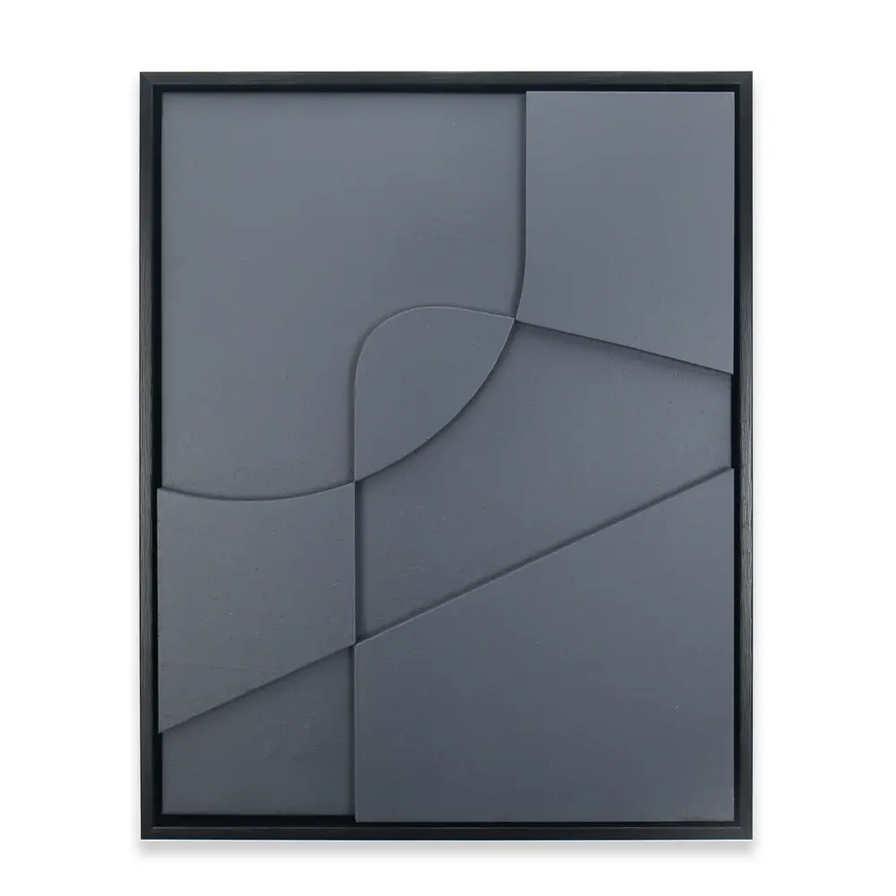 Декоративное панно Геометрия полистирол черный 40x50 см Santreyd STLM-2111132