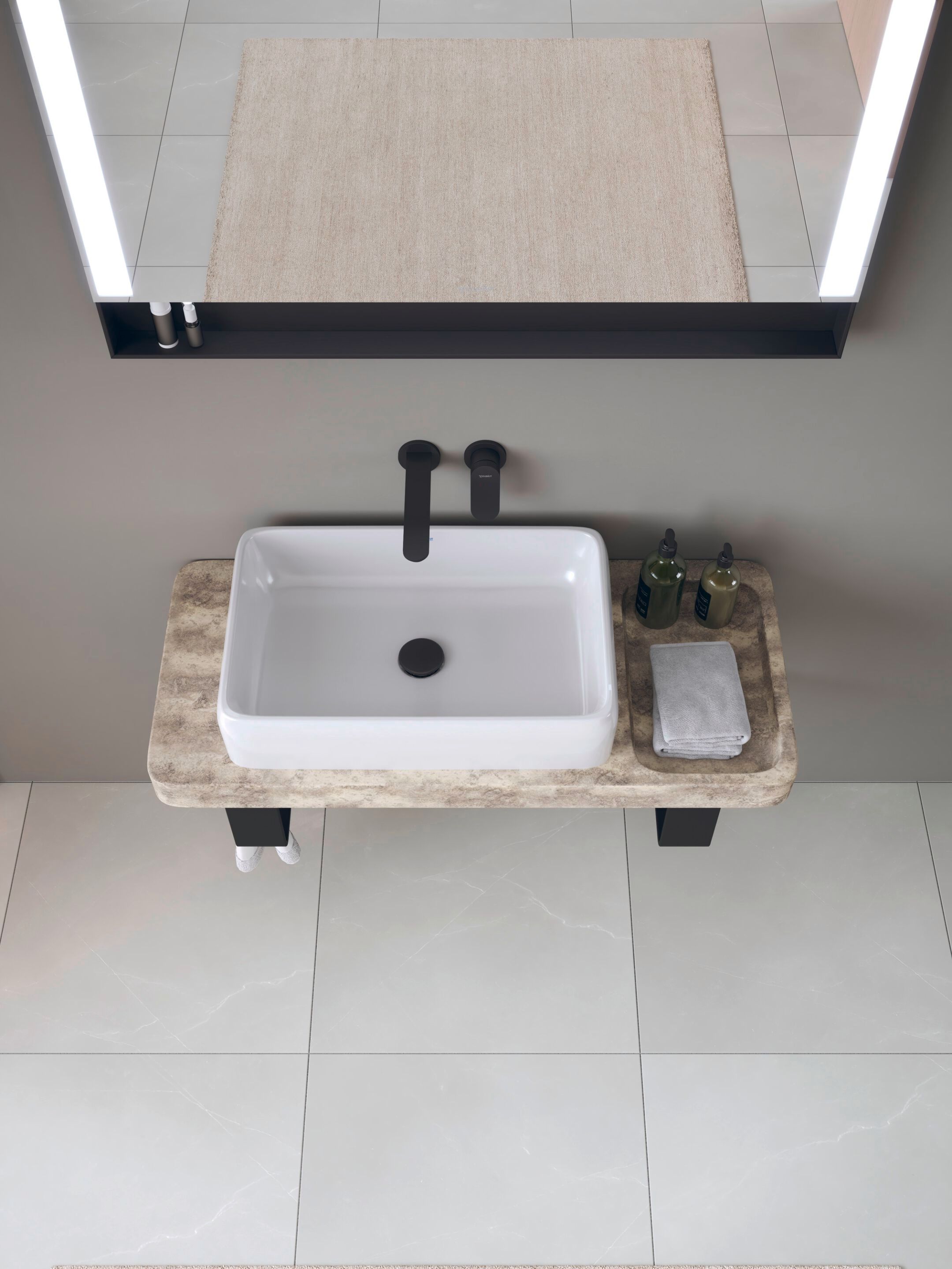 Керамическая прямоугольная столешница Duravit Qatego ARCH-00147656 - Вид №10