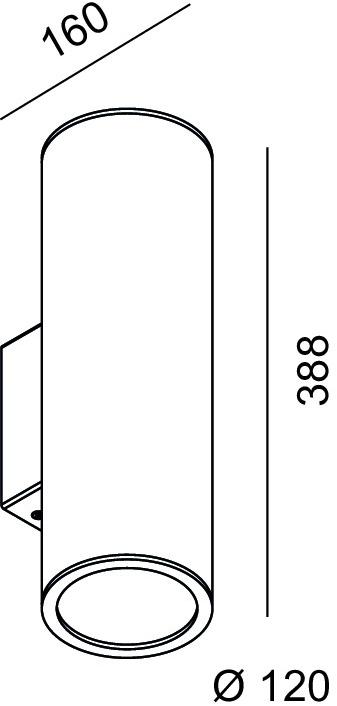 Lucifero's Настенный светильник светодиодный алюминиевый с диммером I-pipedi sun-id-1500657 - Вид №6