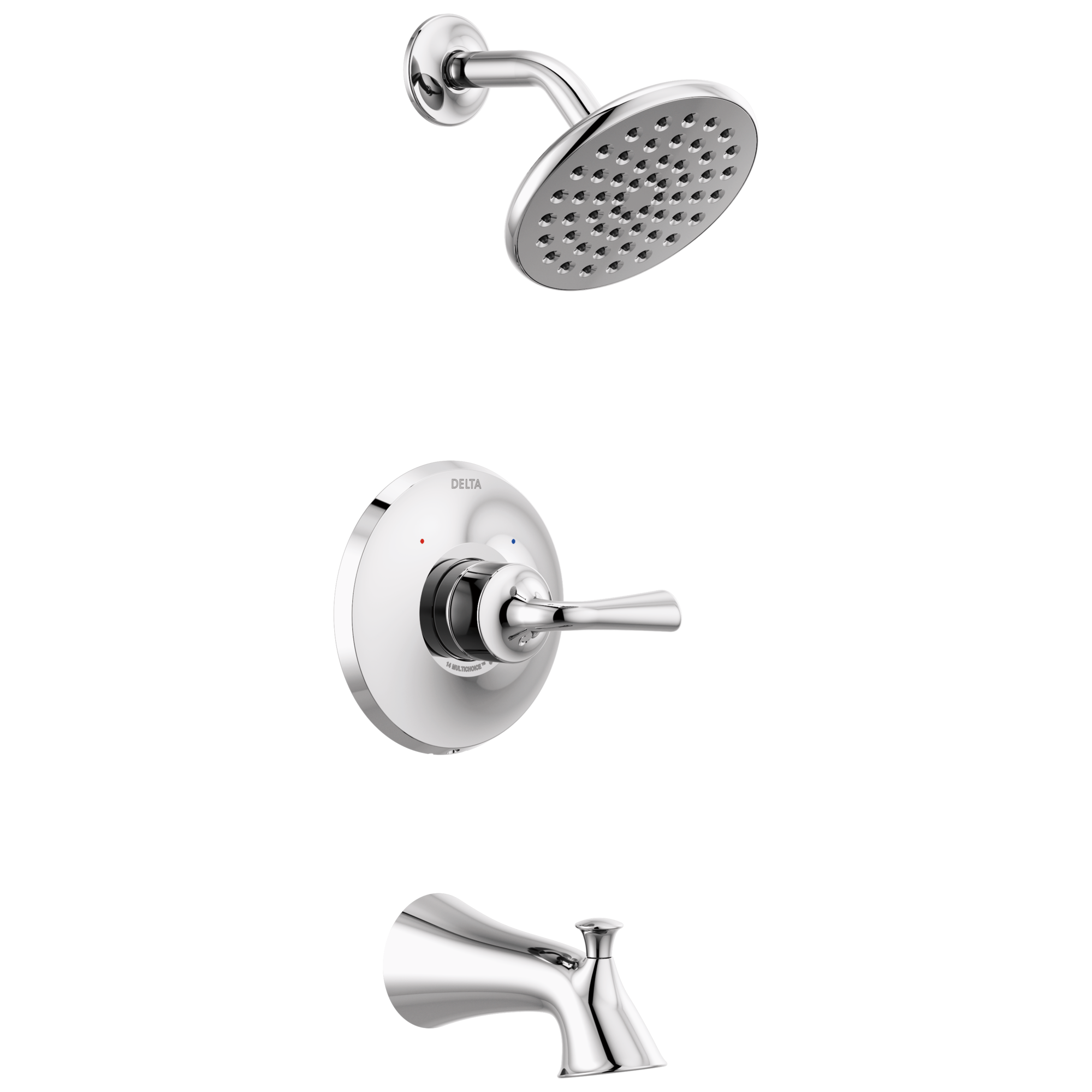 T14433 Для ванны и душа Monitor 14 Series Delta Faucet Kayra Хром