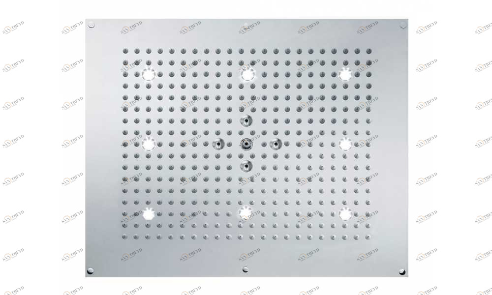 H38671 Потолочный & настенный душ DREAM-NEB - 2 Sprays - LED LIGHTS BOSSINI 