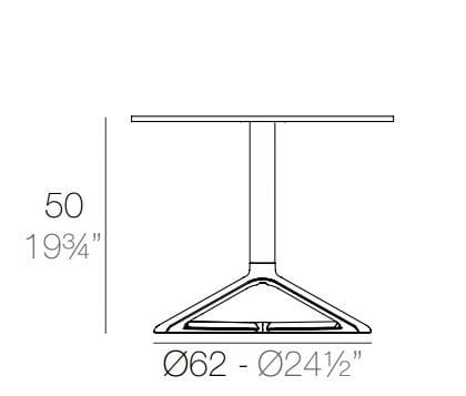 Складной садовый стол Vondom ARCH-00147860 - Вид №6