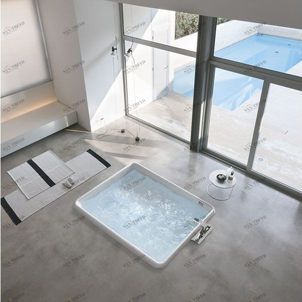 Ванна встроенная Bolla R 162x112 см с гидромассажем Gruppo Geromin 2BOA7N4