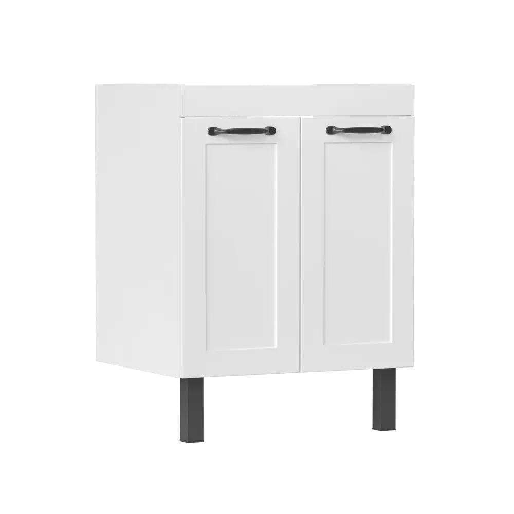Тумба под раковину напольная Гала 60x56x47.6 см цвет белый Santreyd STLM-2128265