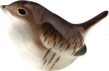 1051219 Императорский фарфоровый завод Скульптура "Крапивничек №2" Фарфор твердый 