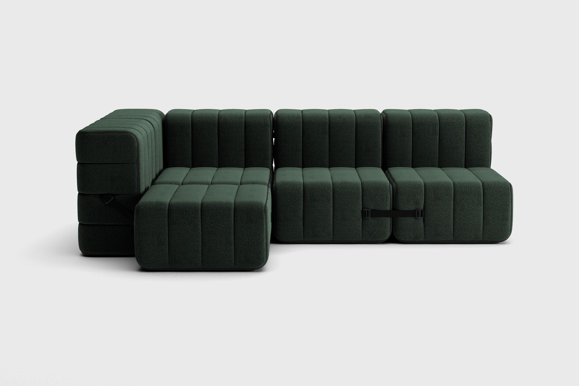 Модульный угловой диван из ткани AMBIVALENZ Curt ARCH-00061719 - Вид №3