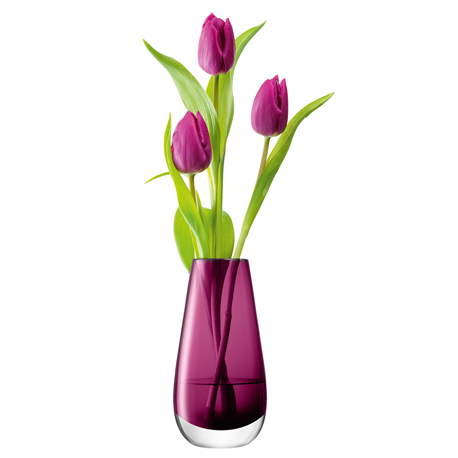 Ваза в форме бутона flower colour 14 см лиловый LSA INTERNATIONAL - 253387 Фиолетовый  - Вид №7