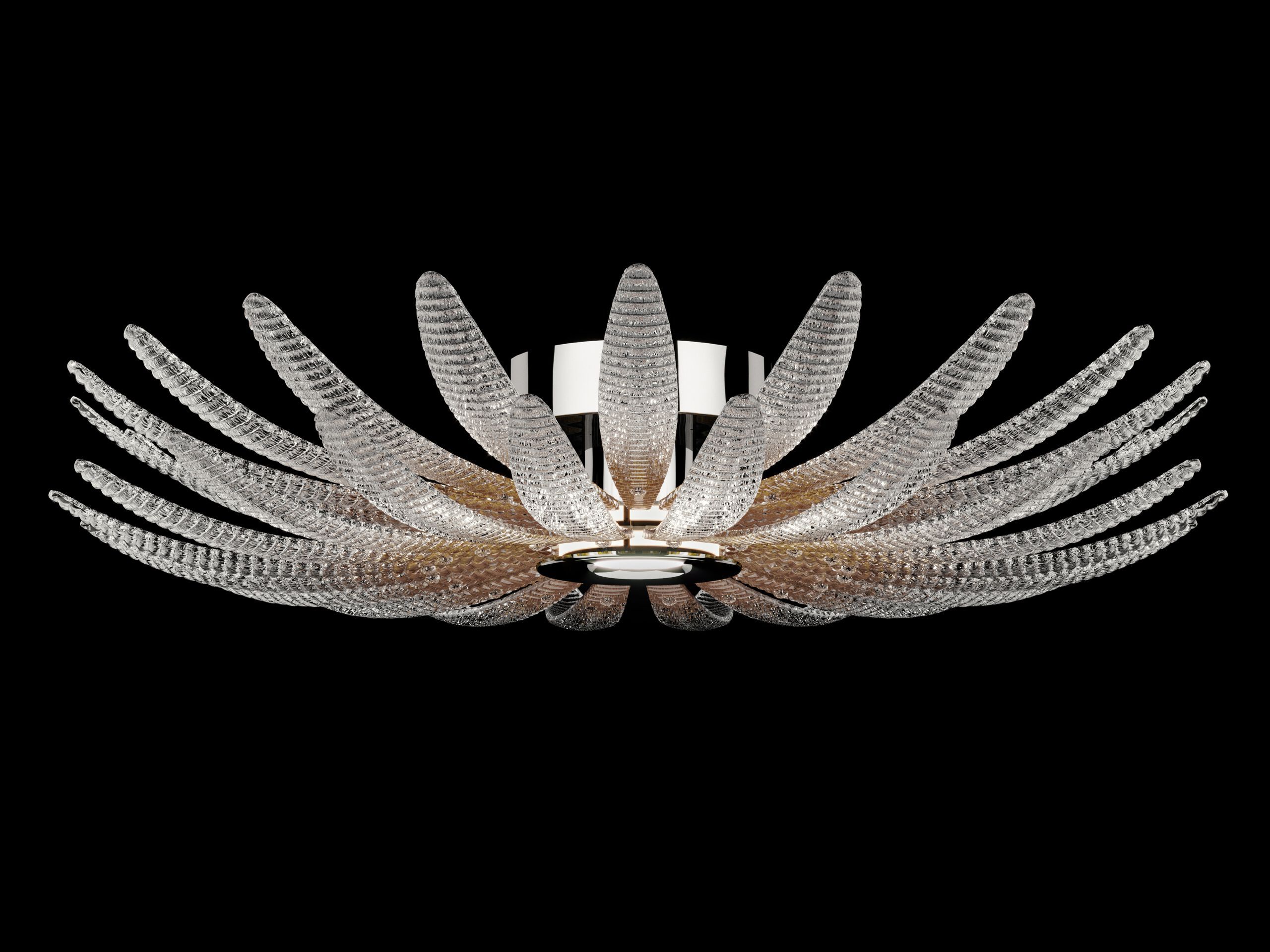 Венецианский Кристалл ручной работы потолочный светильник Barovier&Toso Агава ARCH-00141042 - Вид №1
