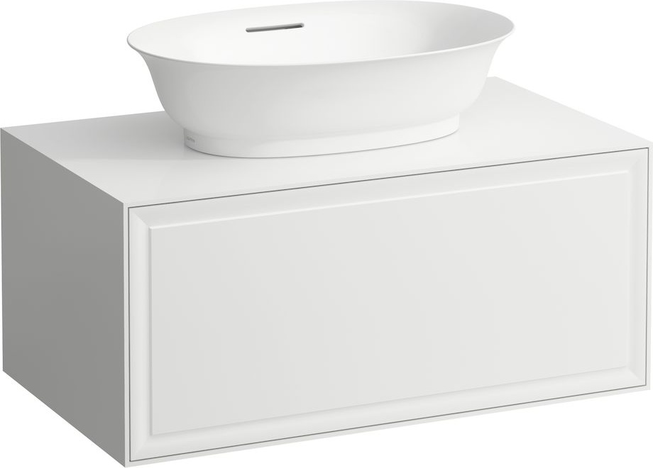 H4060110856281 Шкафчик 800, 1 ящик, с отверстием в центре, совместим с раковиной-чашей 812850, 812851, 812852, 812853 LAUFEN PRO - Вид №3