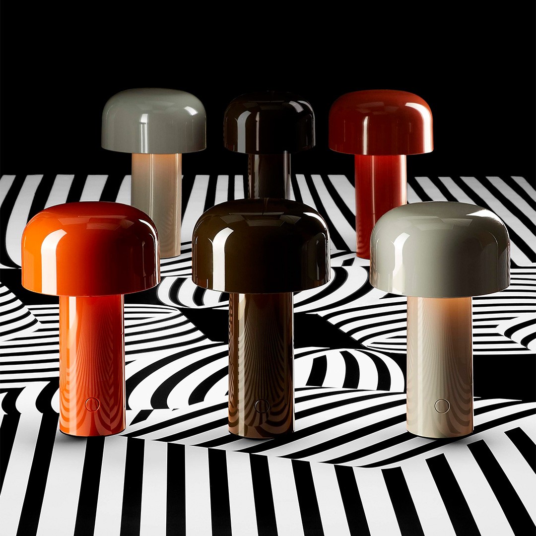 Flos F1060026 Bellhop коричневая лампа настольная с аккумулятором 116166 - Вид №7